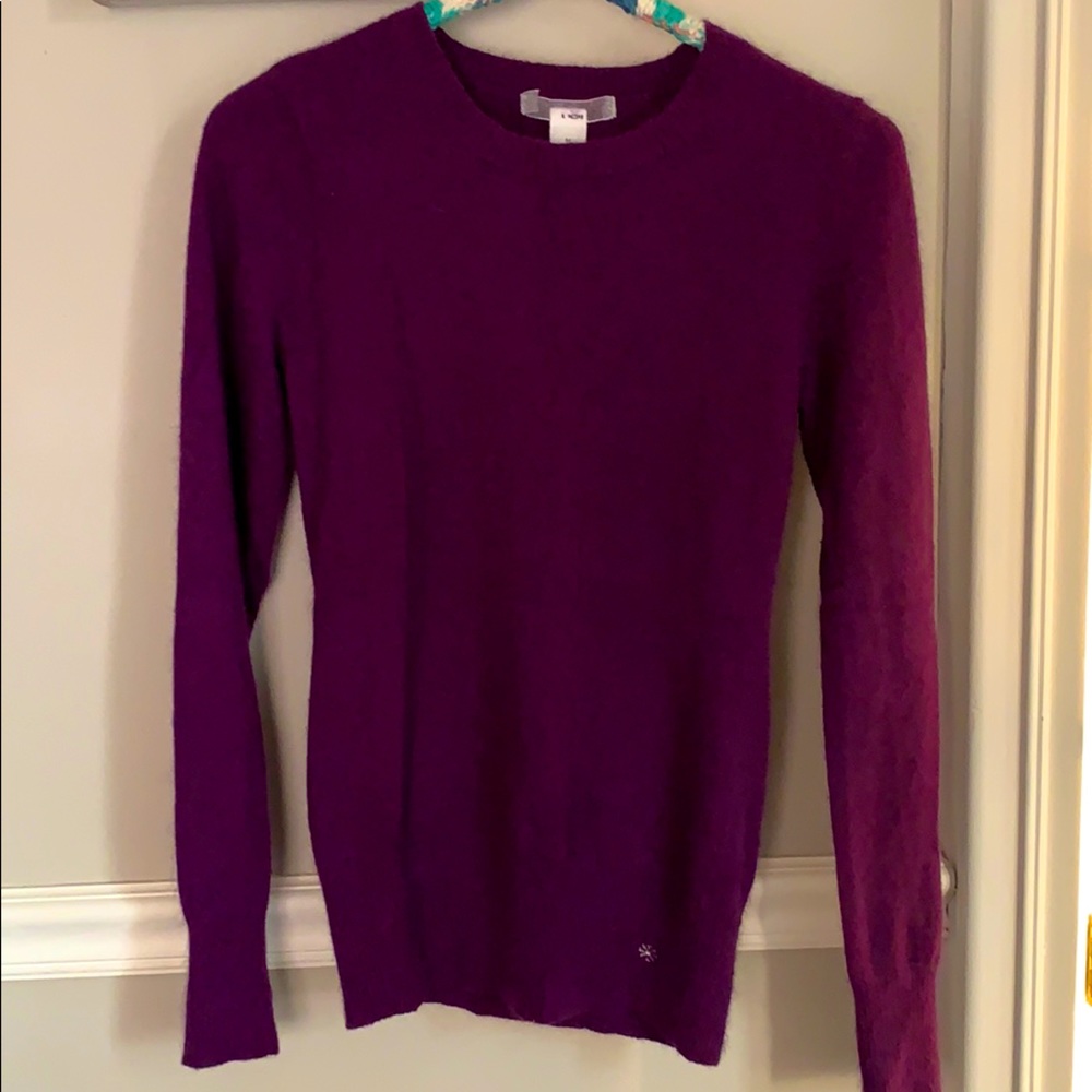 Purple Angora Sweater